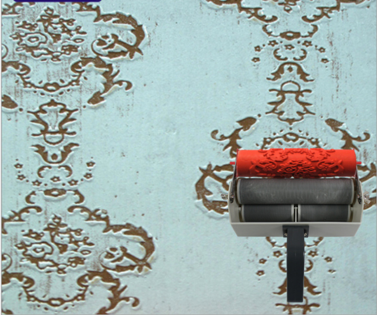  ȭ    7 ġ  ѷ no.076  ѷ /Flat Wallpaper tools patterned roller for wall decoration 7 inch rubber roller no.076